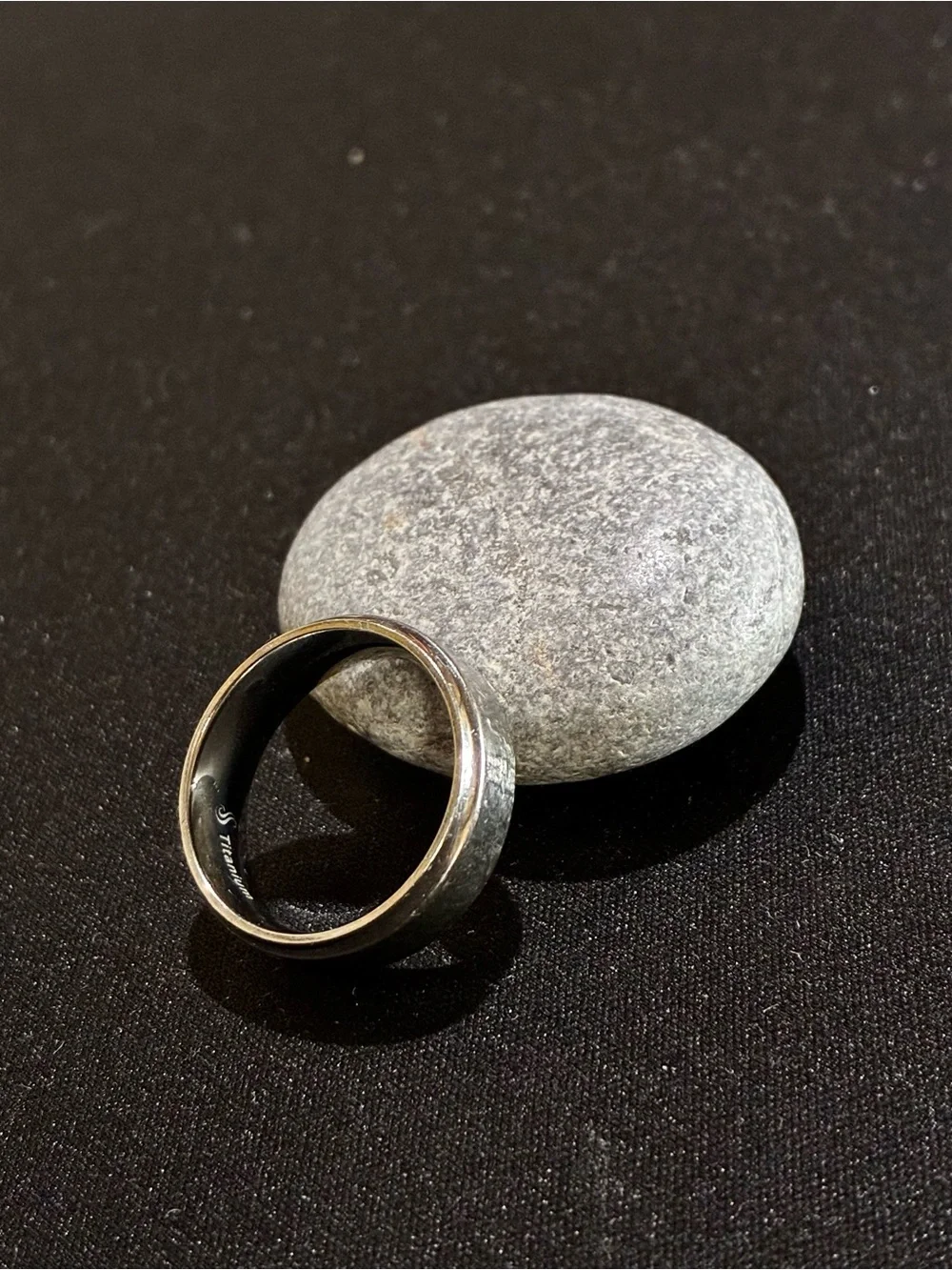 Titanium silver Men's Band Ring - Unbranded